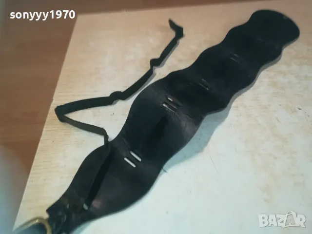 КОЖЕН КОЛАН ЕСТ.КОЖА МЕД МЕСИНГ 0311241212, снимка 9 - Антикварни и старинни предмети - 47820745