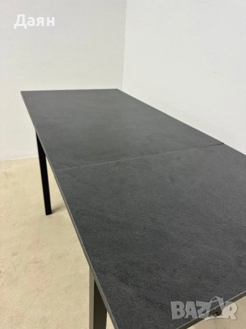 Разтегателна трапезна маса HOMCOM за 4-6 души , снимка 8 - Маси - 52570921