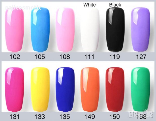 GD COCO Комплект 12/36 цвятa Uv&Lеd гел за маникюр, снимка 2 - Продукти за маникюр - 32101490