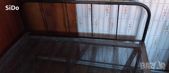 Легло с жел.табли и пружина с размери:190/110см, снимка 4 - Спални и легла - 52113461