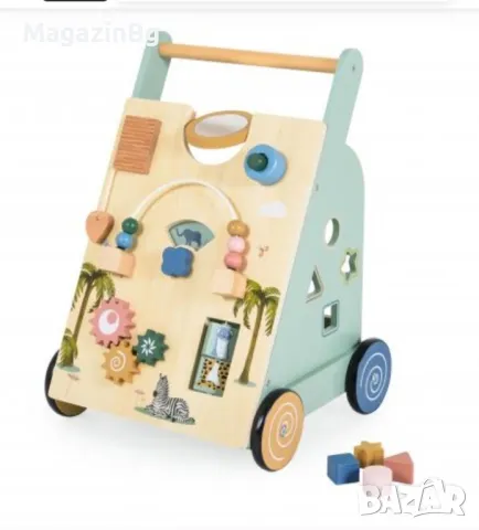 Дървена играчка за прохождане
проходилка 
