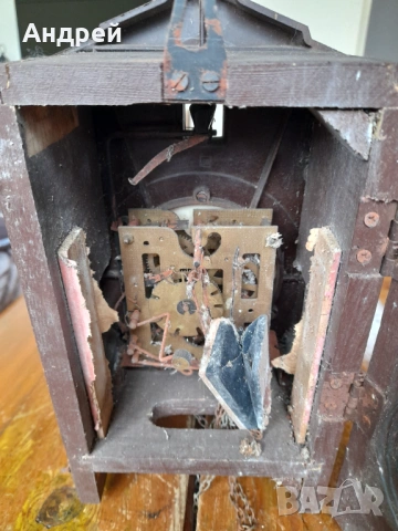 Стар часовник Маяк с кукувичка, снимка 8 - Антикварни и старинни предмети - 54138480