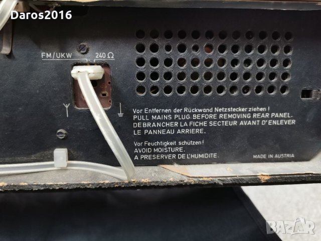 Старо дървено радио Grundig Type RF 2060, снимка 13 - Антикварни и старинни предмети - 35516029