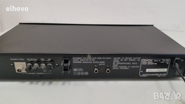 Стерео тунер Denon TU-450, снимка 6 - Ресийвъри, усилватели, смесителни пултове - 29757258
