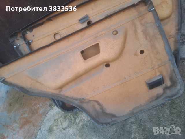 Кори зс врати сив плюш от Италиански VW Golf & Jetta Mk2, снимка 12 - Части - 52771096