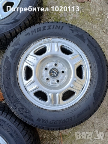 215 65 16 Хонда джанти с гуми, снимка 3 - Гуми и джанти - 52841489