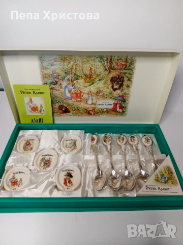 Комплект от лъжички за чай - Зайчето Питър ( Peter Rabbit)