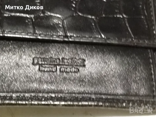 Марков портфейл Bond ръчна изработка естествена кожа 125х95мм, снимка 10 - Портфейли, портмонета - 48595806