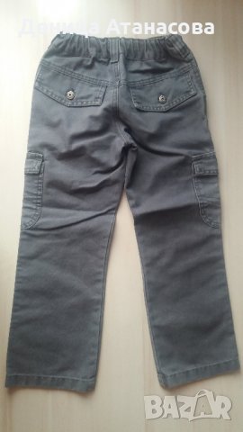 Сив пуловер, карирана ризка, елек без ръкав, сиви дънки, ватиран панталон, зимно яке Ino boy 110/116, снимка 9 - Детски панталони и дънки - 31279140