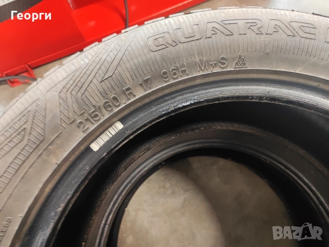 2бр. Всесезонни гуми 215/60/17 Vredestein, снимка 5 - Гуми и джанти - 54167714