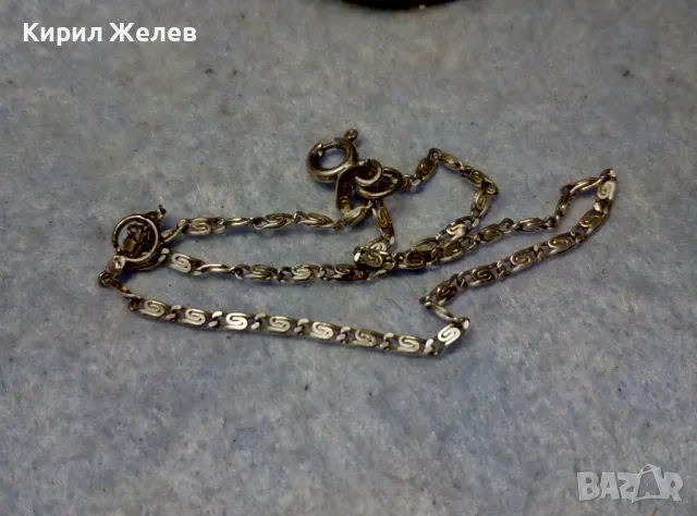НЕЖНА СРЕБЪРНА ГРИВНА СРЕБРО 925 РЕТРО АРТ ПЛЕТКА МЕЧА СТЪПКА МАЙСТОРСКА РЪЧНА ИЗРАБОТКА 42863, снимка 7 - Гривни - 49704360