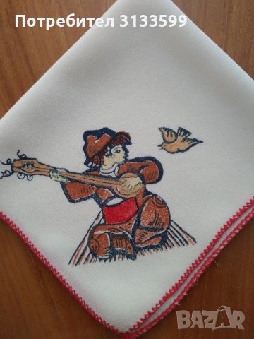 Копринени носни кърпички; кърпички - аксесоари; изделия на една кука; бродерия, снимка 12 - Декорация за дома - 37540609
