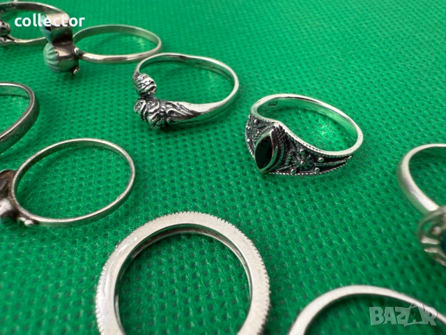 Сребърни пръстени от 20 до 25лв. №7442, снимка 10 - Антикварни и старинни предмети - 51943002