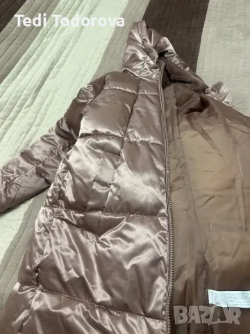 Зимно яке Пепел от рози, бледо розово, снимка 2 - Якета - 47956207