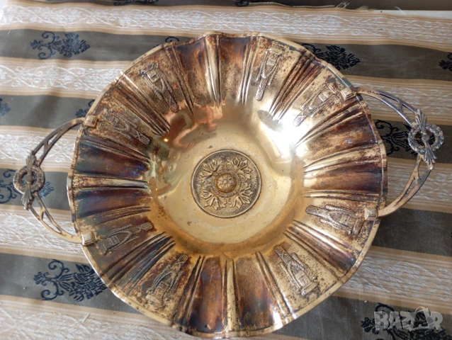 Купа,фруктиера арт деко, снимка 2 - Други ценни предмети - 50934461