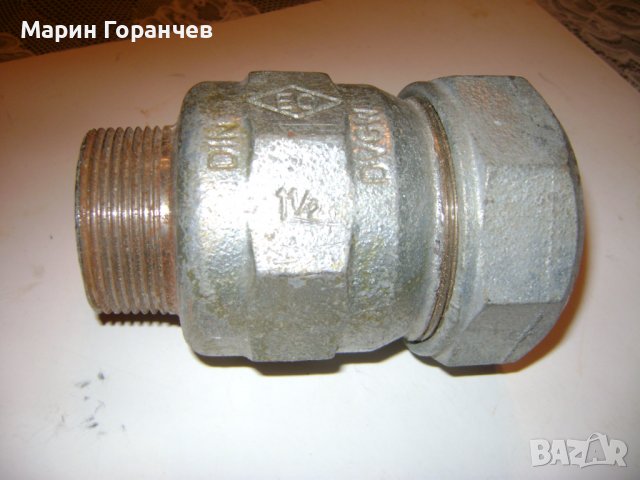 БЪРЗА ВРЪЗКА МУФА  Ф1,1/2", снимка 2 - Други машини и части - 37099559