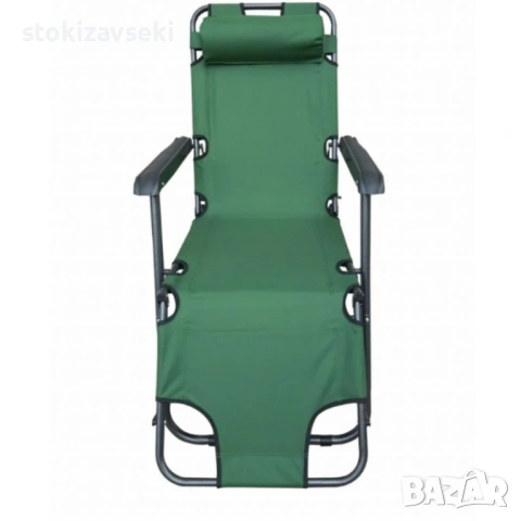 Сгъваем шезлонг с възглавница - комфорт и релакс, снимка 6 - Градински мебели, декорация  - 54082542