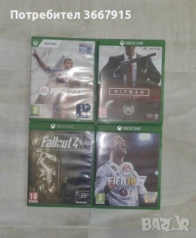 Xbox one S с кутия, 3 контролера, 4 игри и 1 станция за зареждане, снимка 3 - Xbox конзоли - 54060376