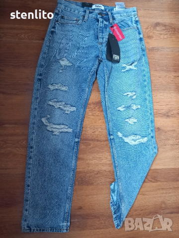 Нови мъжки дънки с накъсан ефект, снимка 3 - Дънки - 44600355