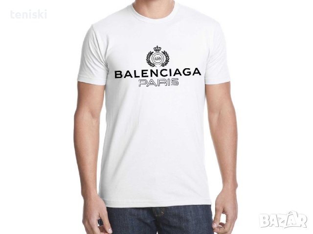 Тениски Balenciaga Принт Модели и размери, снимка 7 - Тениски - 32505783
