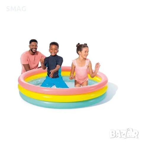 Многоцветен детски басейн Ø147x33см - Intex