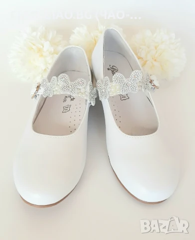 Бели Балеринки за момиче, снимка 11 - Детски обувки - 50883216