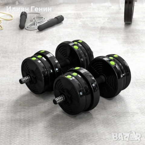 Комплект дъмбели SPORTNOW 2 в 1, снимка 8 - Фитнес уреди - 54349631