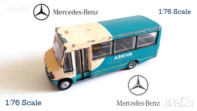 EFE Mercedes Benz 709D Hoppa bus - Мащаб 1:76, снимка 1 - Колекции - 48690319