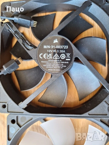 Вентилатори Corsair  4 броя, снимка 2 - Други - 54322477
