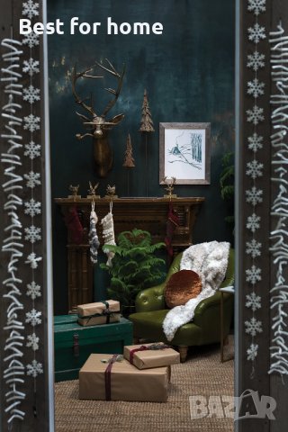 Елен с очила- стенна декорация от SIR REGINALD DEER WALL ART, снимка 4 - Статуетки - 38892090