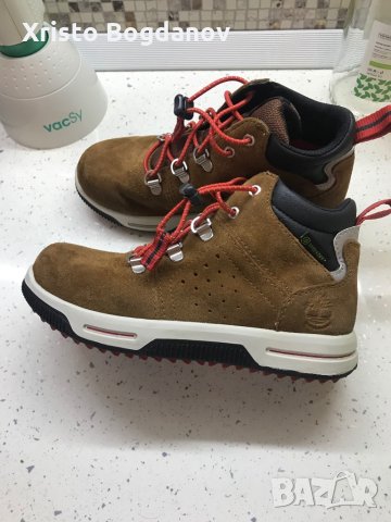 Кожени водоустойчиви боти/обувки ,,Timberland” номер 32, снимка 2 - Дамски боти - 30171461