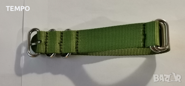 КАИШКА ZULU ЗЕЛЕНА- 20мм + ПОДАРЪК, снимка 8 - Каишки за часовници - 44479474
