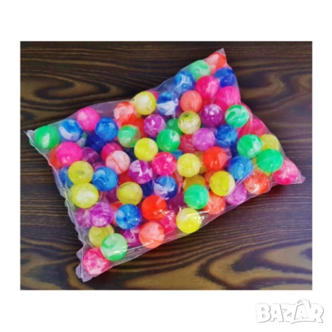 Гумено топче 25 мм - различни цветове, снимка 2 - Декорация за дома - 52876697