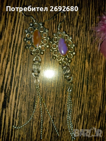 Индийски гривни винтидж,гривни от чист седеф/полускъпоценни камъни,обеци/цени в описанието , снимка 9 - Бижутерийни комплекти - 49883446