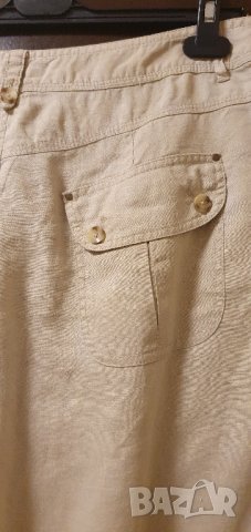 Качествен дамски панталон лен,ХЛ, снимка 6 - Панталони - 42198774