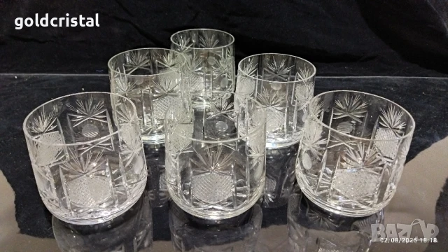 кристални чаши за уиски , снимка 6 - Антикварни и старинни предмети - 51247970