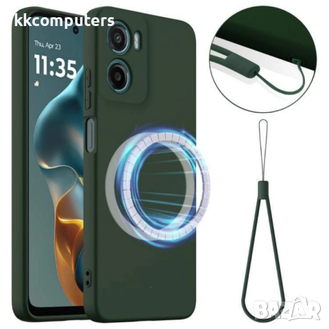 Шокоустойчив магнитен калъф за Motorola Moto G06 4G / Moto G06 Power 4G- Силикон + PC, Magsafe, 4 цв, снимка 3 - Калъфи, кейсове - 52720891