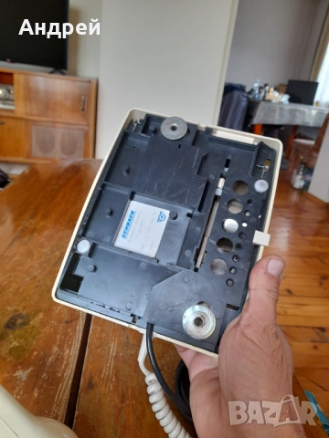 Стар телефон #21, снимка 4 - Антикварни и старинни предмети - 54053968