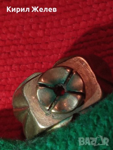БРОНЗОВ СТАРИНЕН ВИНТИДЖ ПРЪСТЕН АРТ ДЕКО 9929, снимка 4 - Антикварни и старинни предмети - 30275229