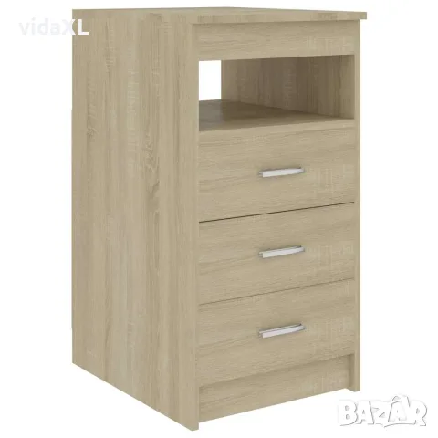vidaXL Бюро, дъб сонома, 140x50x76 см, инженерно дърво, снимка 7 - Бюра - 56146582