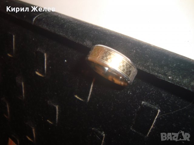 СТИЛНА ХАЛКА - ПРЪСТЕН от БЛАГОРОДНА СТОМАНА 16728, снимка 5 - Пръстени - 30553969