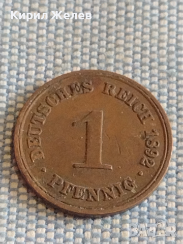 Три монети пфенинг Германия стари редки за КОЛЕКЦИЯ ДЕКОРАЦИЯ 31464, снимка 4 - Нумизматика и бонистика - 44631448