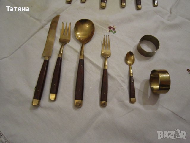 Прибори за хранене -ДЪРВО И БЛАГОРОДНА СТОМАНА -  СТАРИННИ, снимка 9 - Прибори за хранене, готвене и сервиране - 32108655