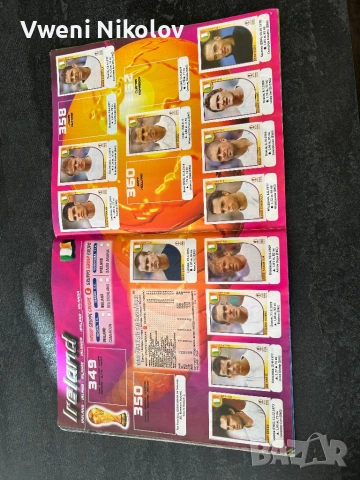 Panini Wolrd Cup 2002 70% запълнен, снимка 7 - Колекции - 54308812