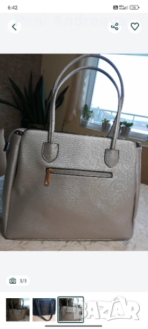 Сива чанта, снимка 2 - Чанти - 51783010