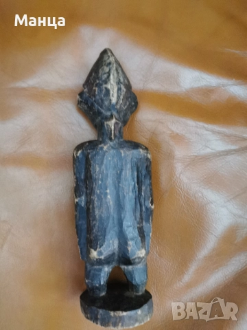 Африканска фигура Монтол от Нигерия, снимка 5 - Антикварни и старинни предмети - 52175483