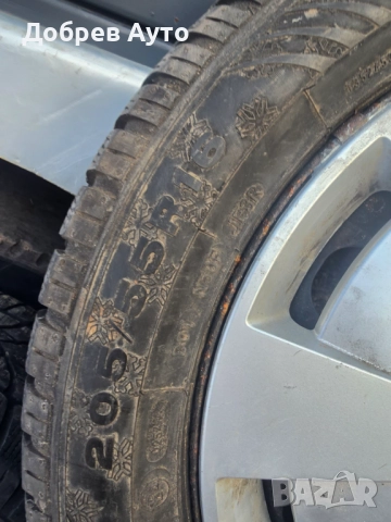 Метални джанти с зимни гуми 16" за Audi A3 8P 2010g, снимка 5 - Гуми и джанти - 52710954