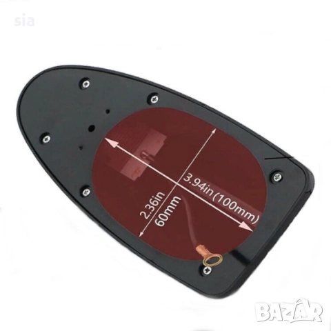 Антена за кола, Активна, автомобилна антена, тип перка на акула, тъмно сива, снимка 6 - Аксесоари и консумативи - 26216539