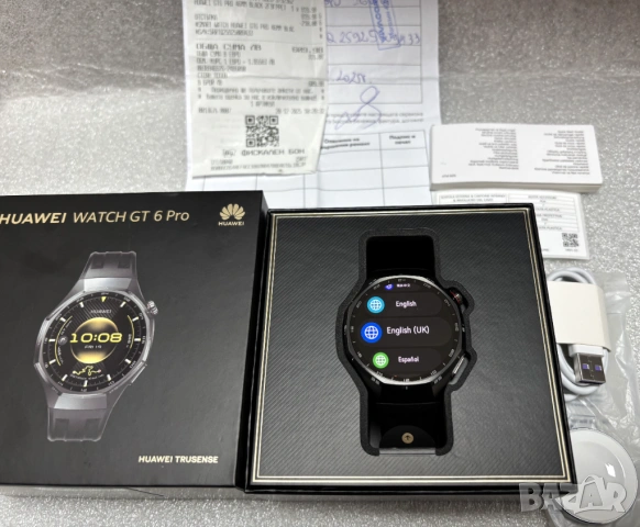 Като нов! С гаранция! HUAWEI Watch GT 6 Pro 46 мм черен