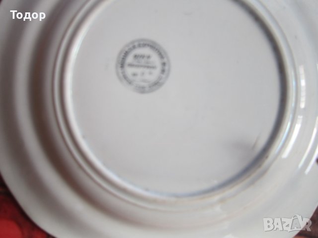 Уникална порцеланова чиния порцелан 19 век, снимка 7 - Колекции - 38448613